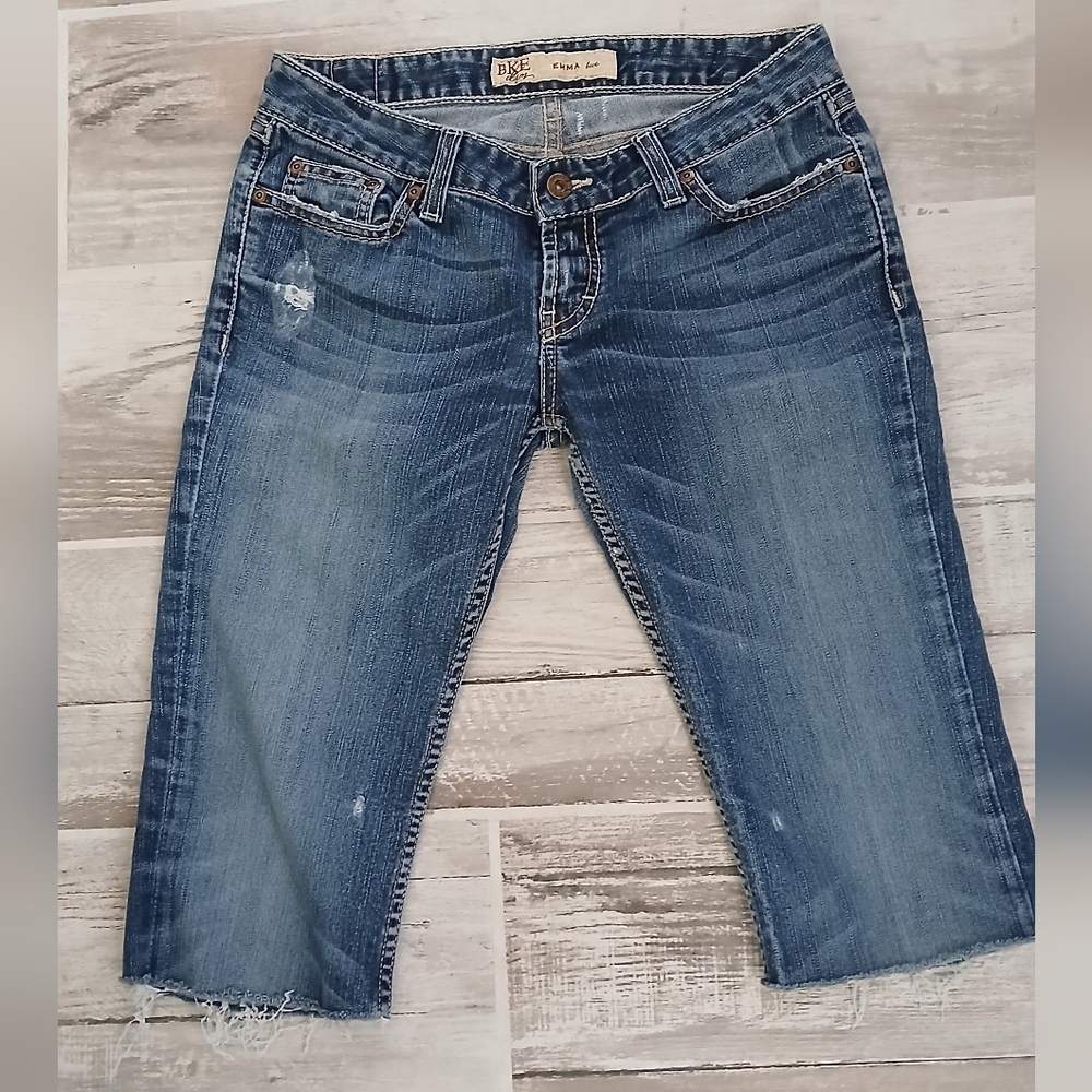 BKE Denim “Emma Boot” Jeans – Modified to Clam Digger Length – Size 27